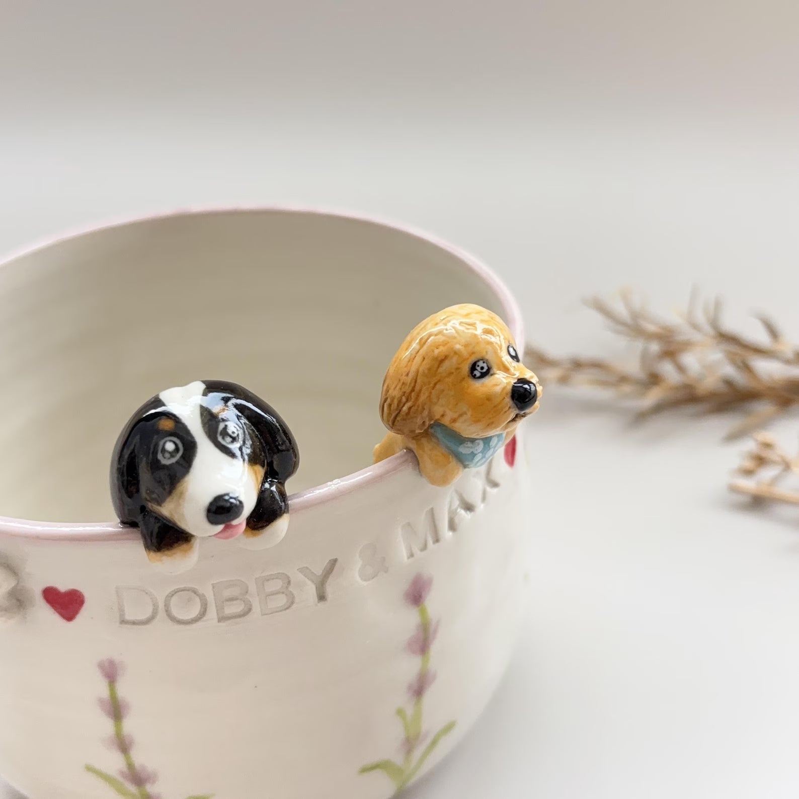 Personalized Pet Mug Custom Mug Pet idea Handmade Coffee Mug Gift for Pet Owner Cute Dog Cappuccino Mug Hidden Animal Mug peekaboo mug