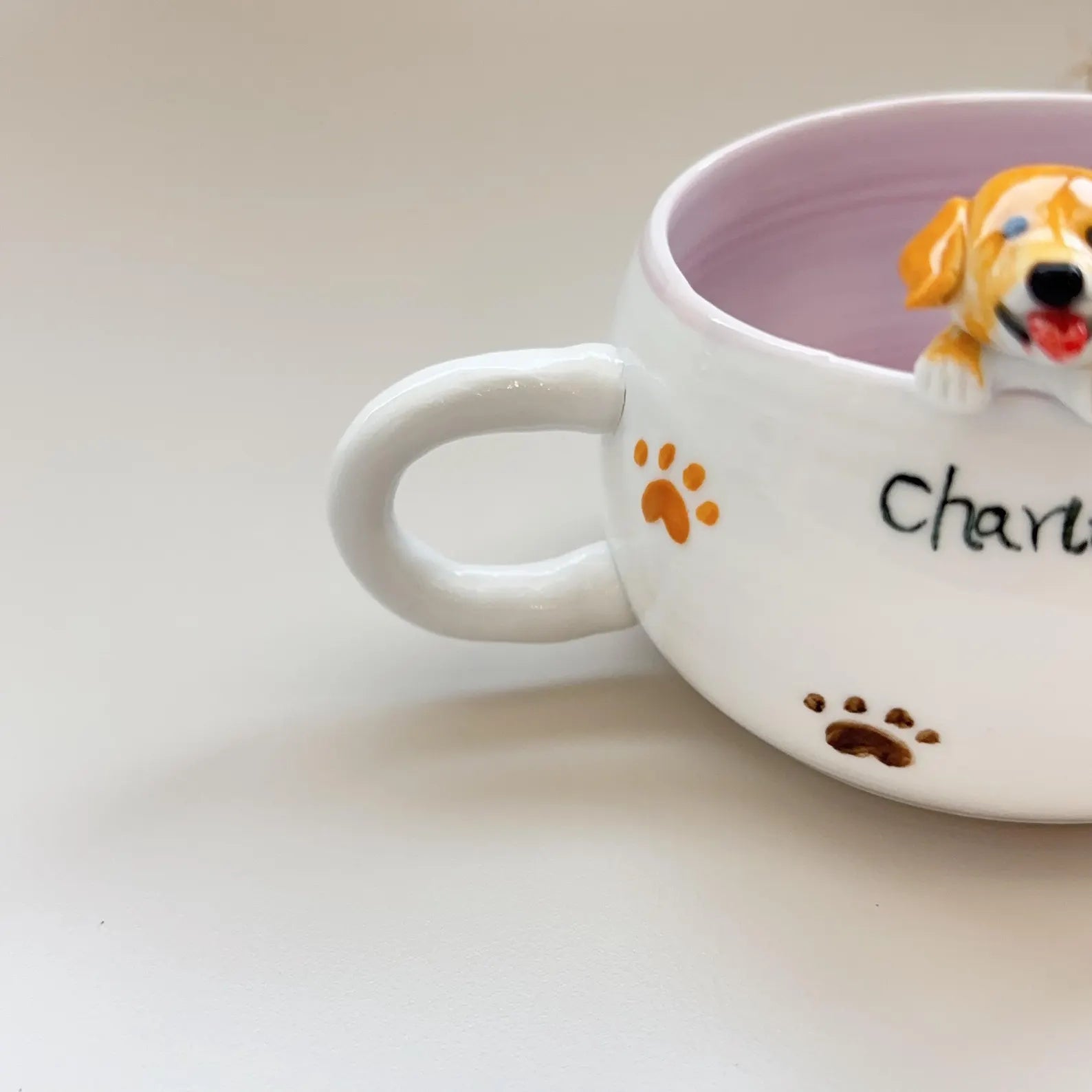 Pet Mug Custom Your idea Handmade Coffee Mug Birthday Gift for Pet Owner Family Gift Cute Dog Cappuccino Mug Hidden Animal Mug