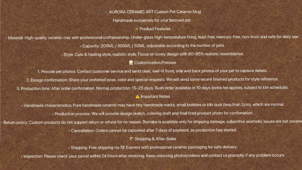 AURORA CERAMIC ARTDesign custom pet accessories