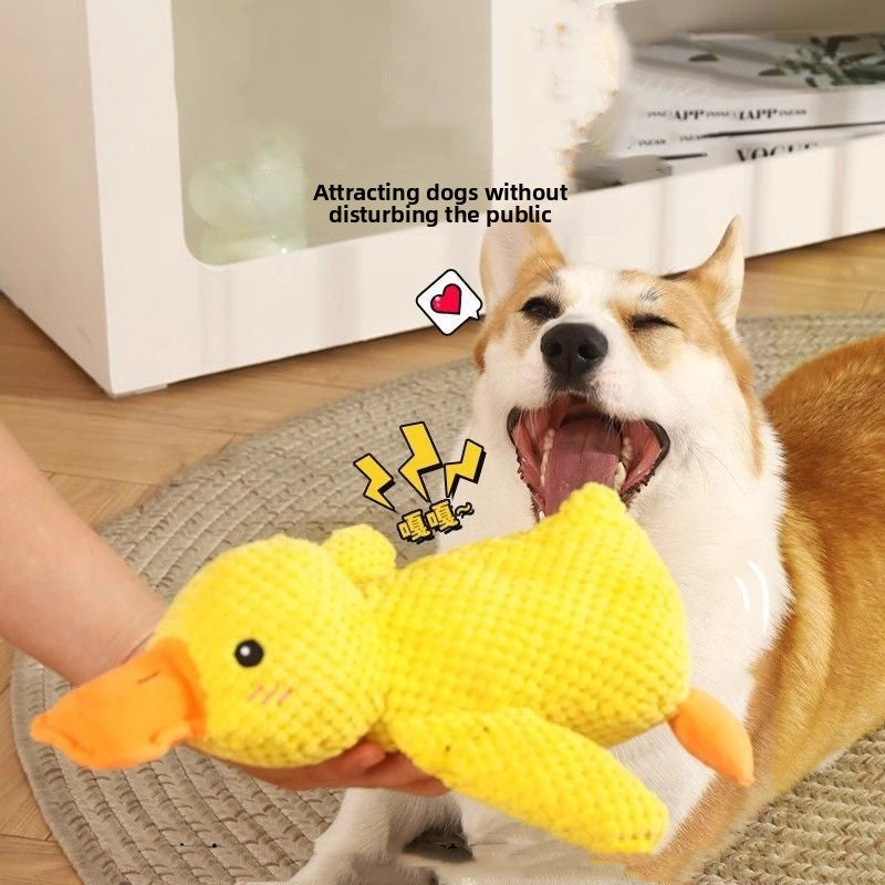 Boredom relieving artifact pet toy charging duck