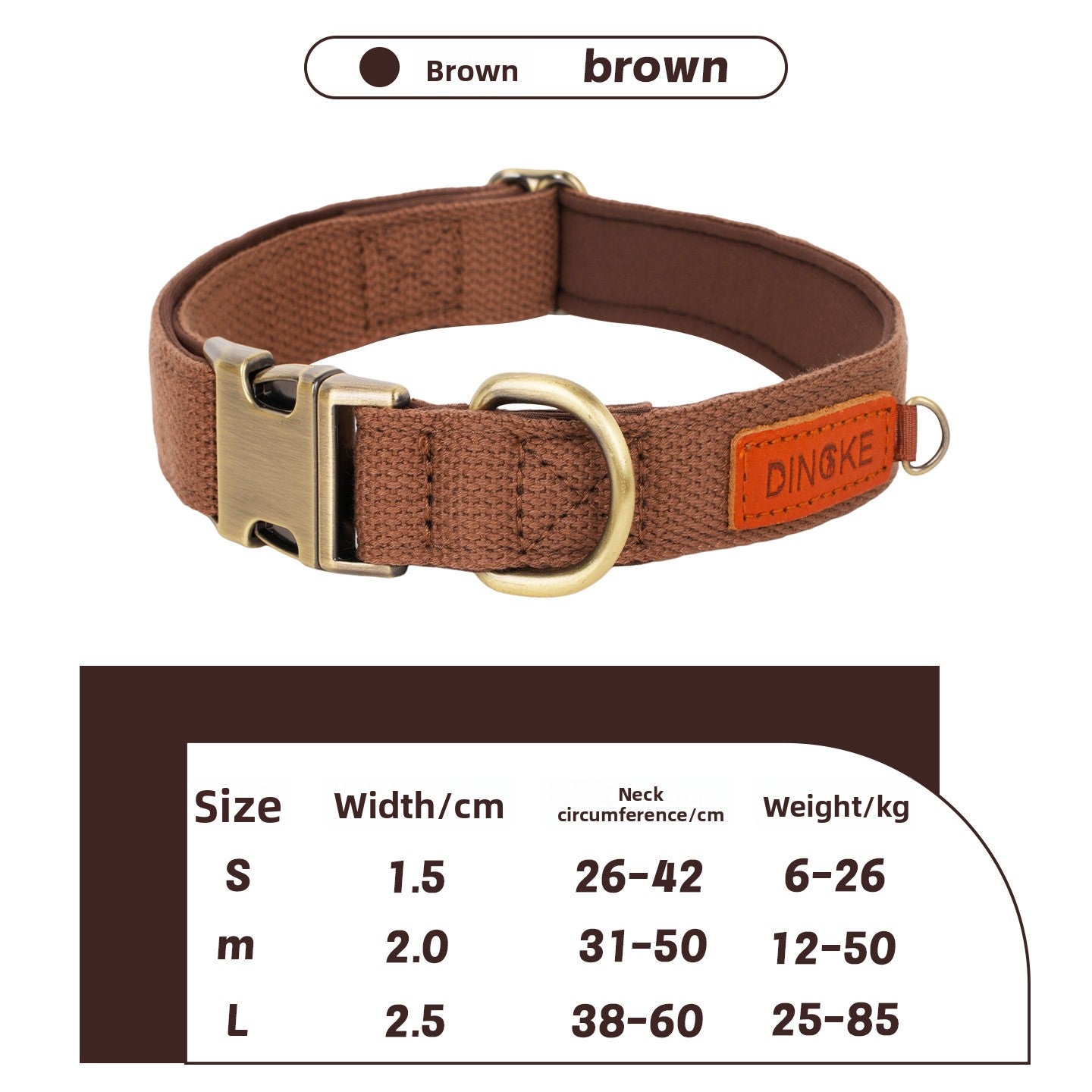 Dog collar can be engraved collar Pet dog neck collar Walking dog collar Large, medium and small dogs go out special anti-lost